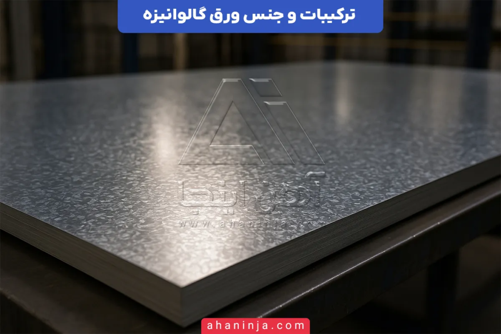 ترکیبات و جنس ورق گالوانیزه