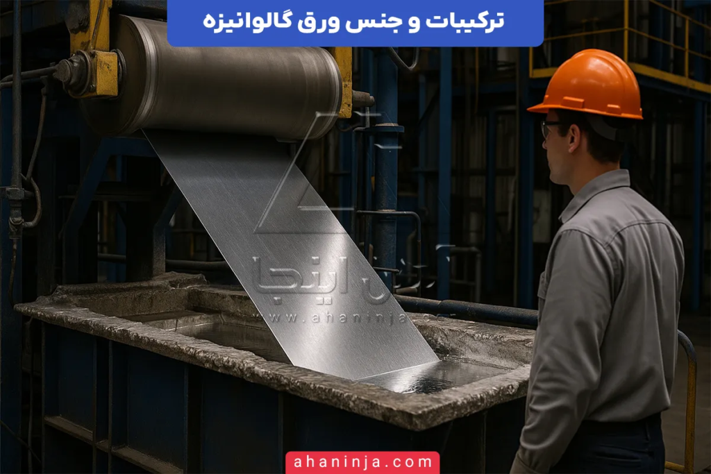 ترکیبات و جنس ورق گالوانیزه