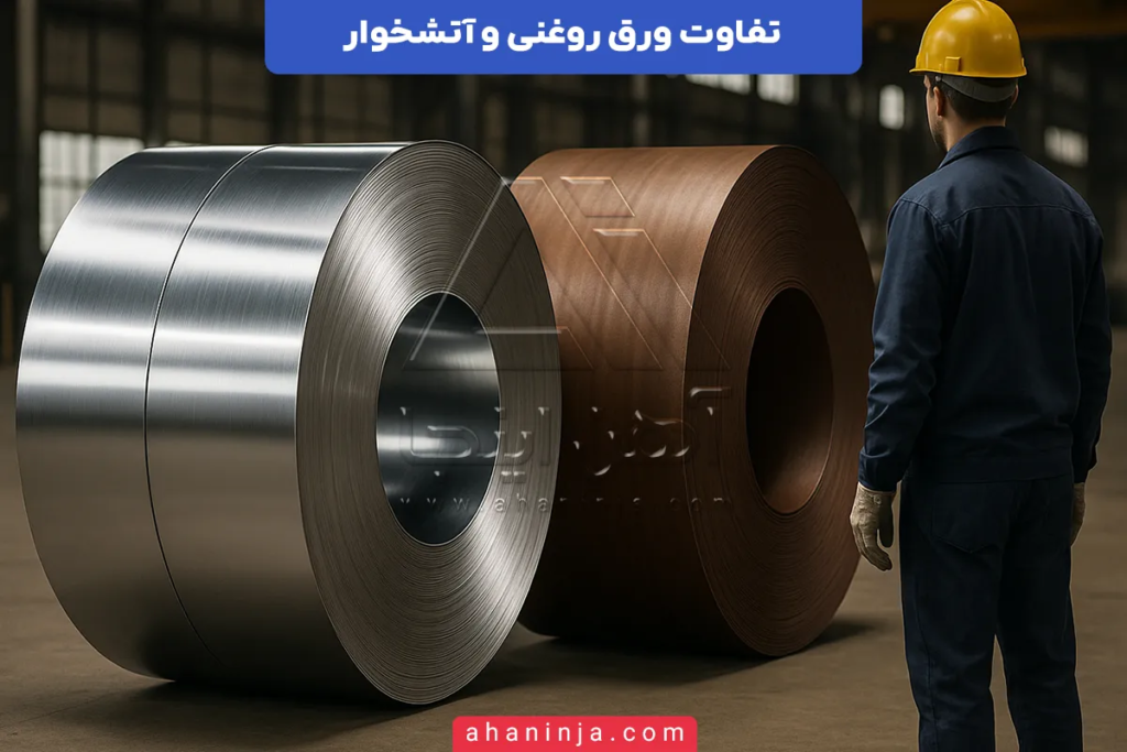 تفاوت ورق روغنی و آتشخوار