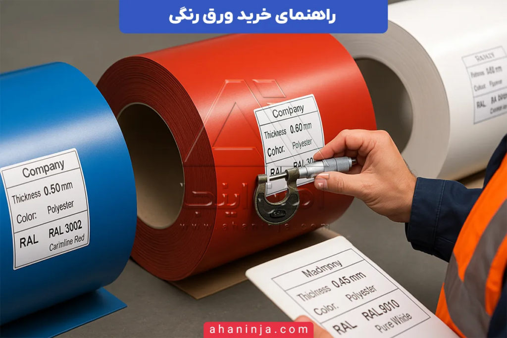 خرید ورق رنگی