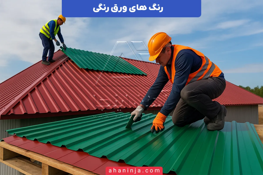 رنگ های ورق رنگی