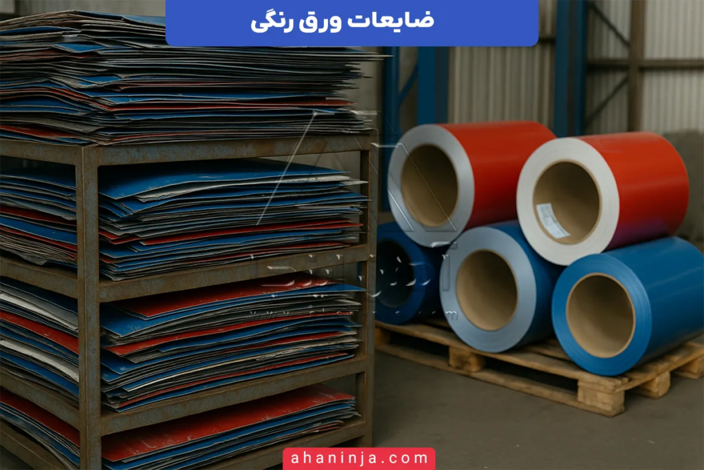 ضایعات ورق رنگی