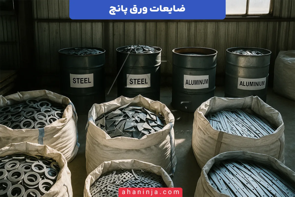 ضایعات ورق پانچ