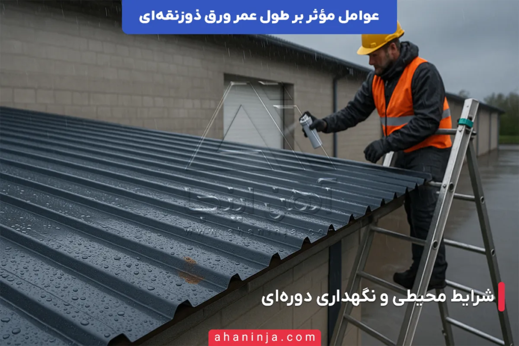 عوامل مؤثر بر طول عمر ورق ذوزنقه ای