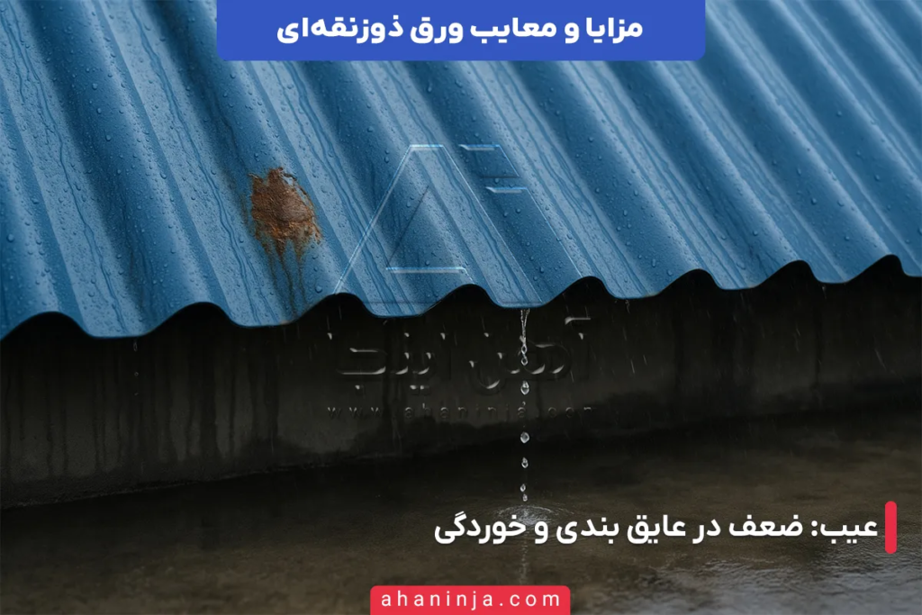 مزایا و معایب ورق ذوزنقه ای