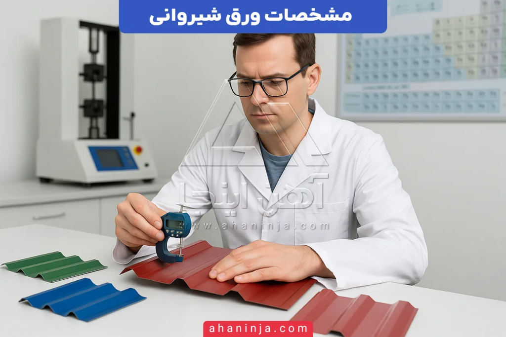 مشخصات ورق شیروانی