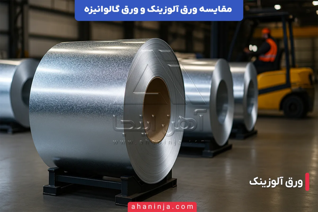 تفاوت ورق آلوزینک و ورق گالوانیزه