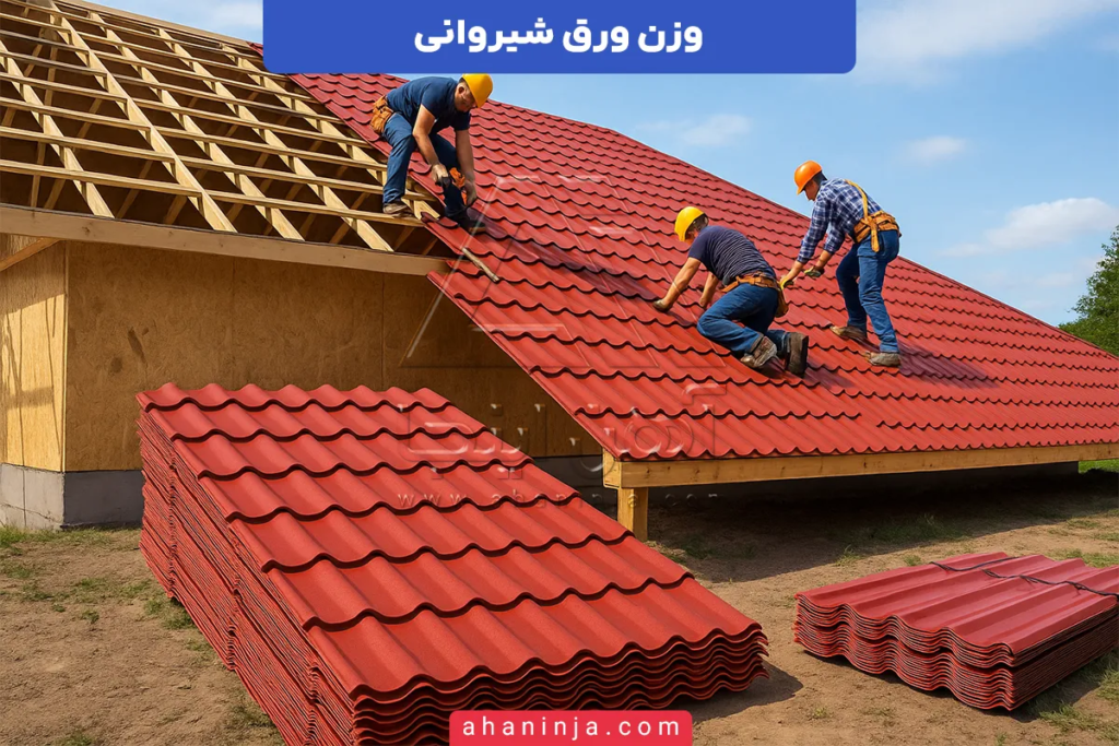 وزن ورق شیروانی