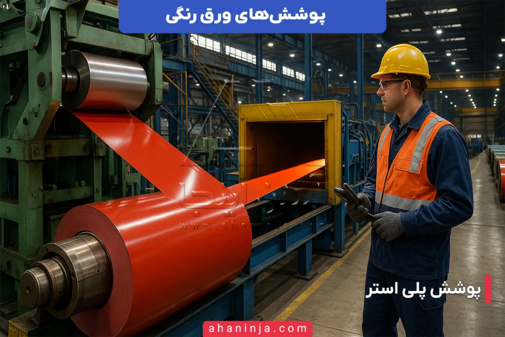 پوشش های ورق رنگی