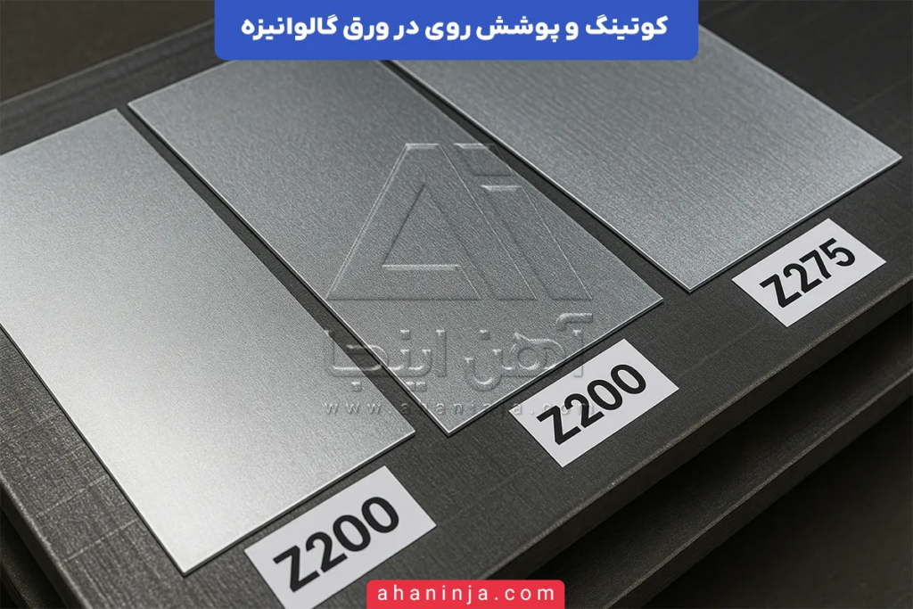 کوتینگ و پوشش روی در ورق گالوانیزه