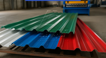 انواع رنگ و پوشش در ورق ذوزنقه ای