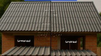 تفاوت ورق ذوزنقه ای و ورق کرکره ای