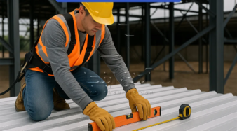 روش های نصب و اجرای ورق ذوزنقه ای سقفی