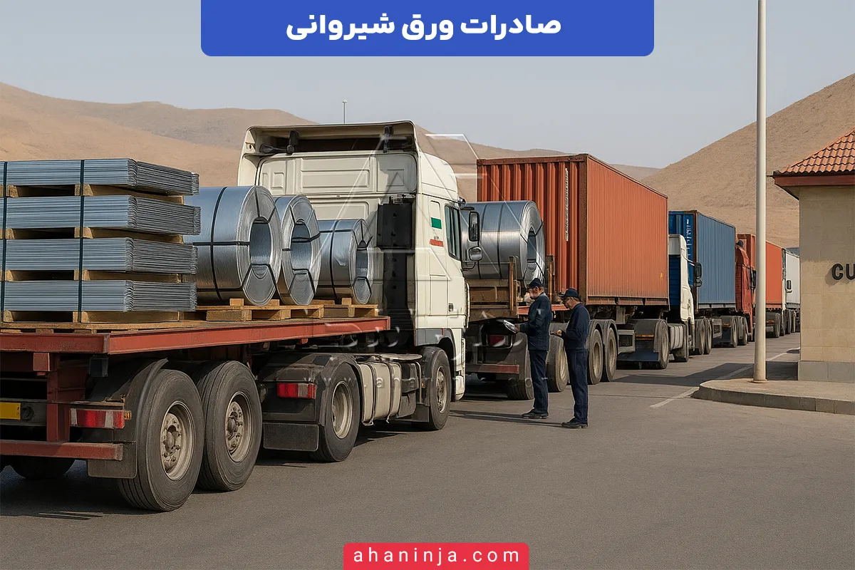 صادرات ورق شیروانی + وضعیت بازار جهانی ورق شیروانی 1 صادرات ورق شیروانی