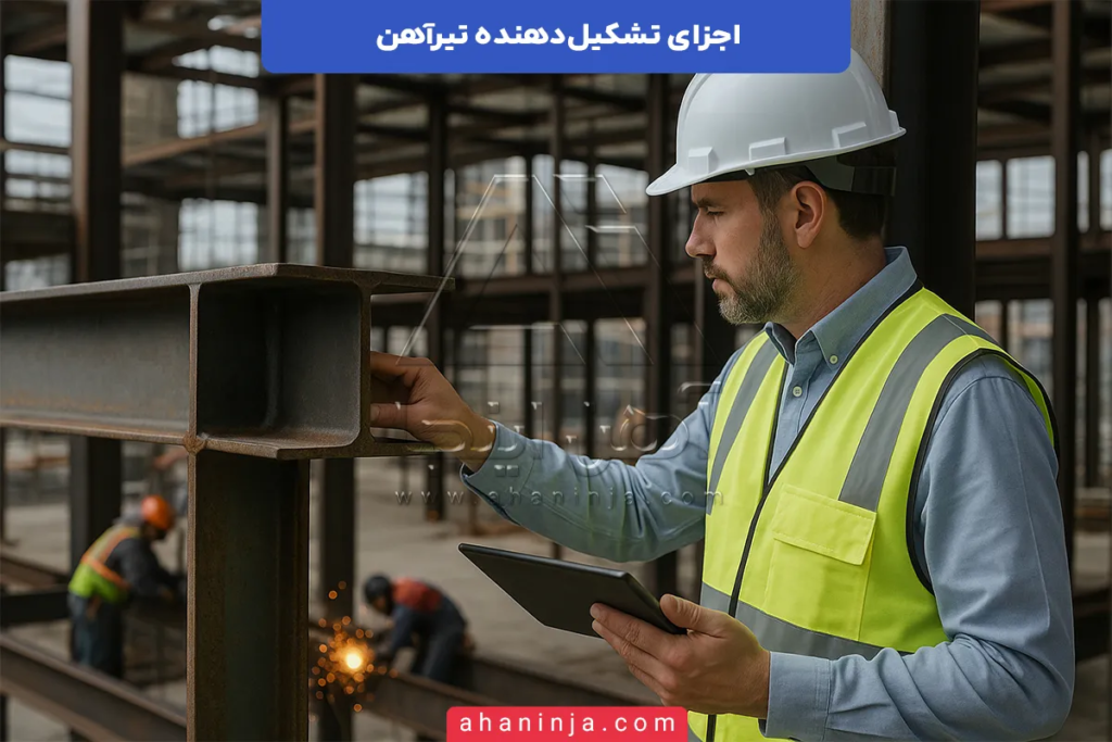 اجزای تشکیل دهنده تیرآهن