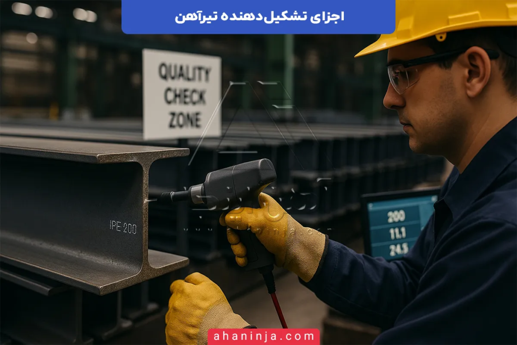 اجزای تشکیل دهنده تیرآهن