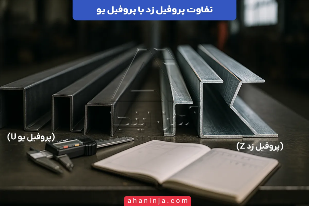 تفاوت پروفیل زد و پروفیل یو