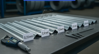 ضخامت ورق کرکره ای