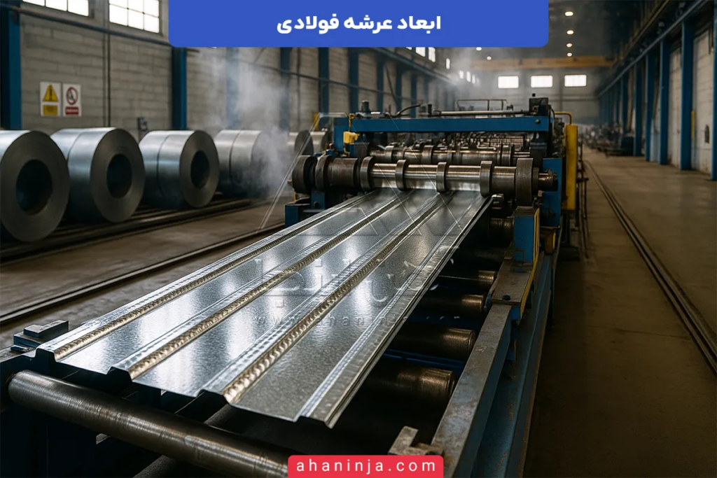 ابعاد عرشه فولادی