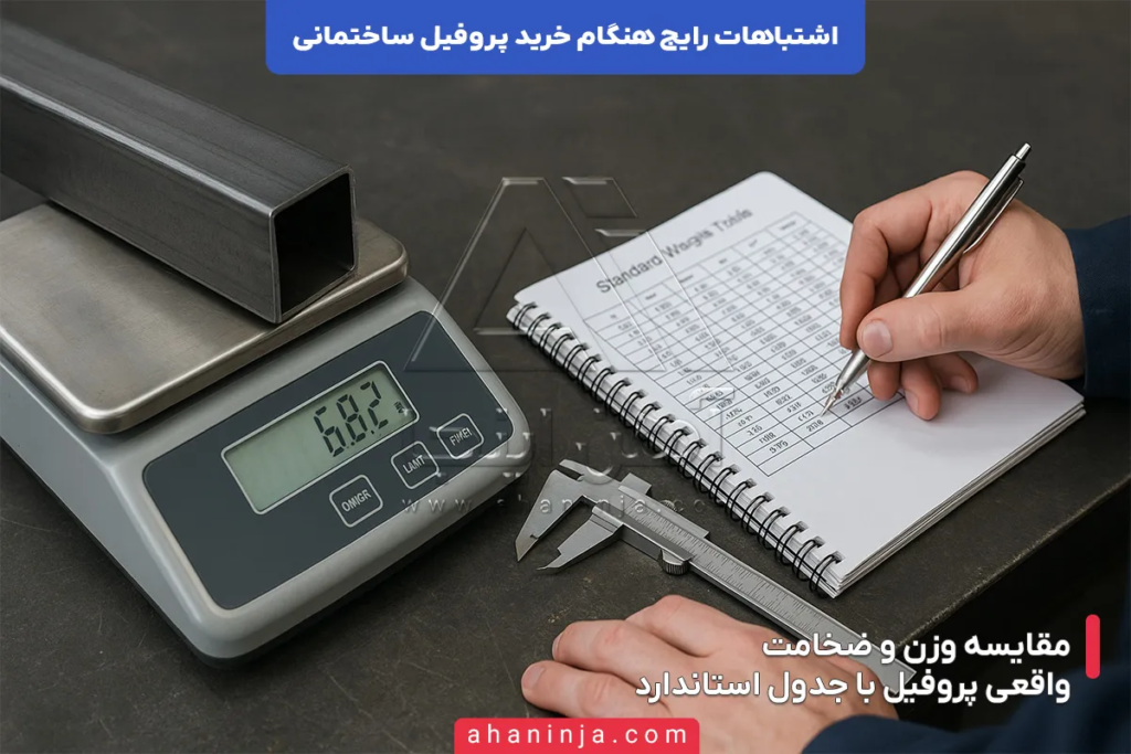 اشتباهات رایج در خرید پروفیل ساختمانی