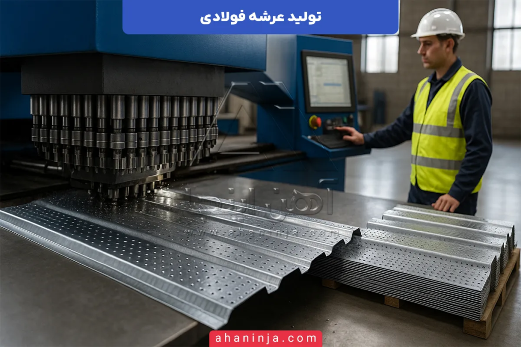 تولید عرشه فولادی