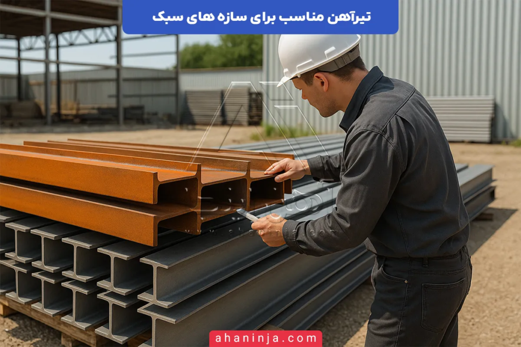 تیرآهن مناسب برای سازه های سبک