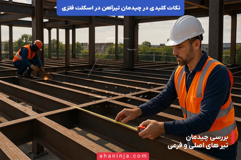 نکات کلیدی در چیدمان تیرآهن