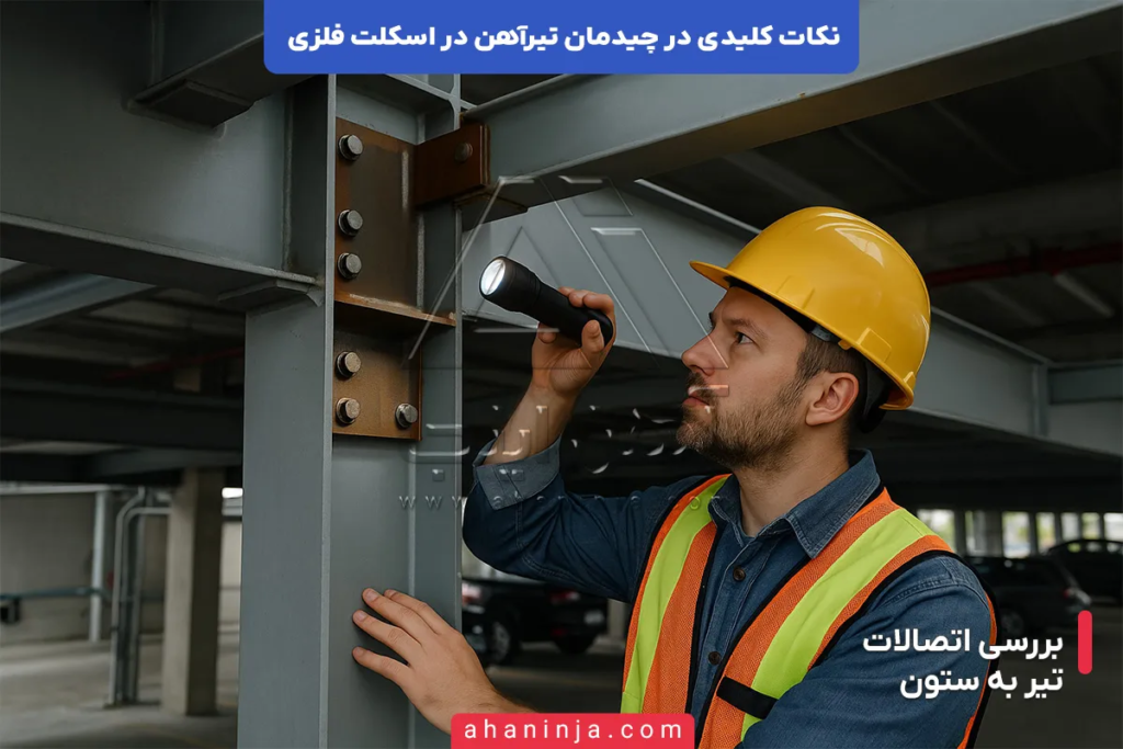 نکات کلیدی در چیدمان تیرآهن