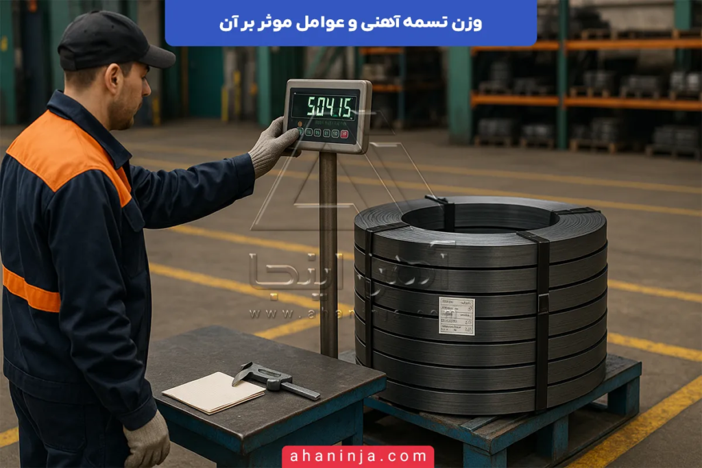 وزن تسمه آهنی