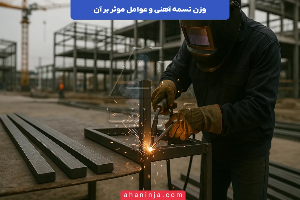 وزن تسمه آهنی