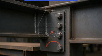 اصول طراحی اتصال تیرآهن به ستون