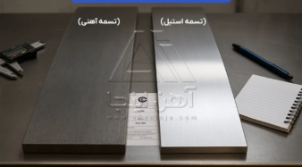 تفاوت تسمه آهنی با تسمه استیل