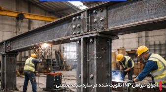 بررسی رفتار تیرآهن INP در برابر خمش