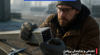 تاثیر دمای محیط بر تغییر شکل پروفیل
