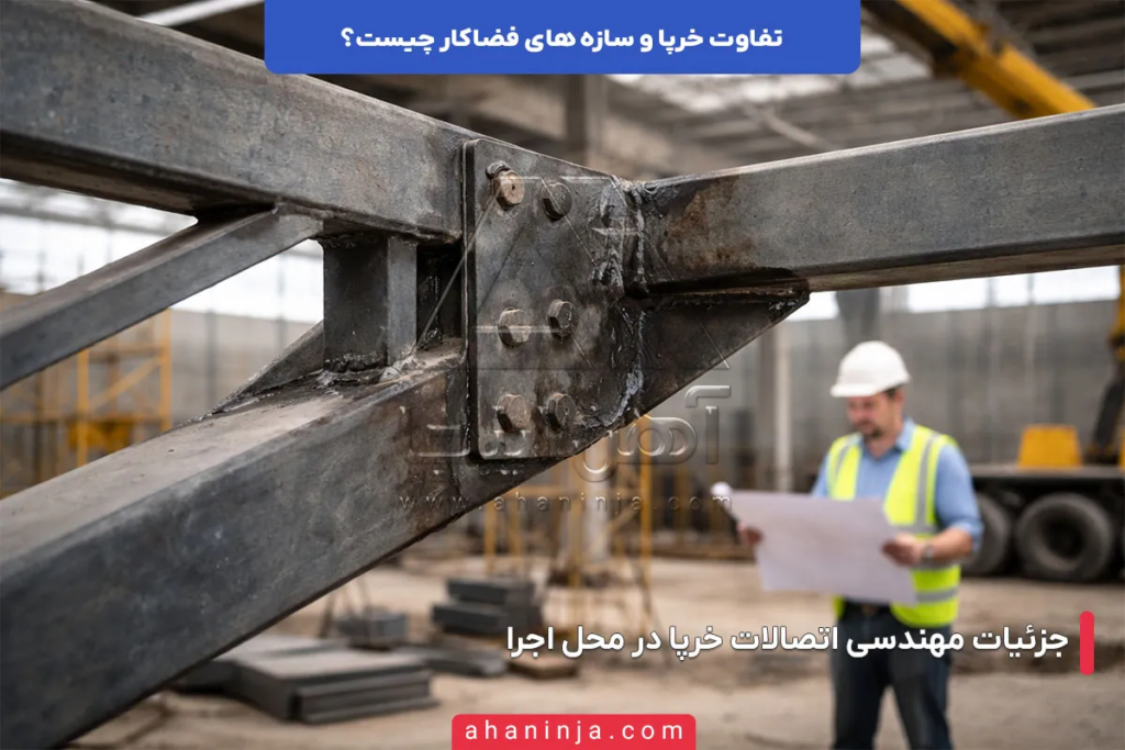 تفاوت خرپا و سازه‌ های فضاکار چیست؟