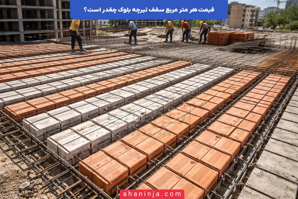 قیمت هر متر مربع سقف تیرچه بلوک چقدر است؟ 5 قیمت هر متر مربع سقف تیرچه بلوک