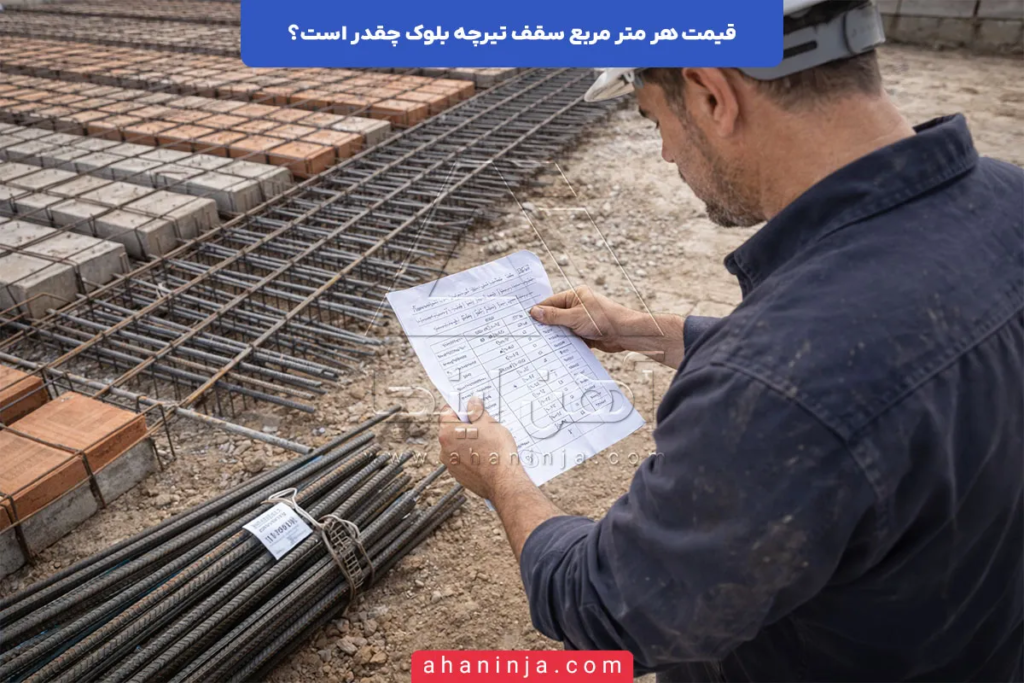 قیمت هر متر مربع سقف تیرچه بلوک چقدر است؟ 4 قیمت هر متر مربع سقف تیرچه بلوک