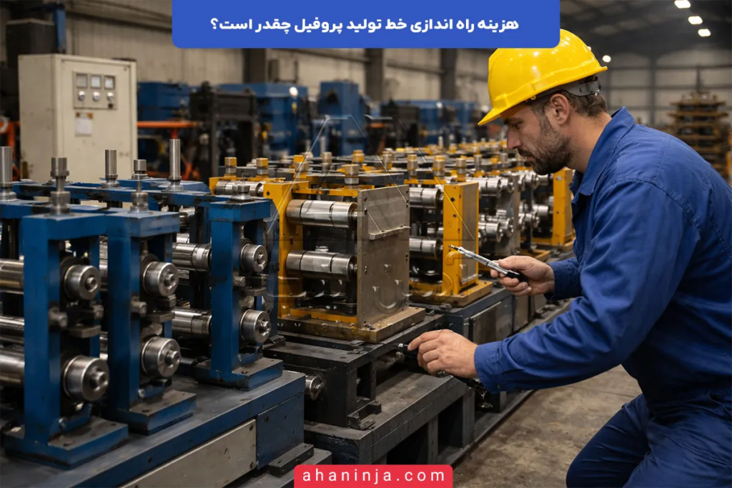 هزینه راه اندازی خط تولید پروفیل چقدر است؟ 5 هزینه راه اندازی خط تولید پروفیل