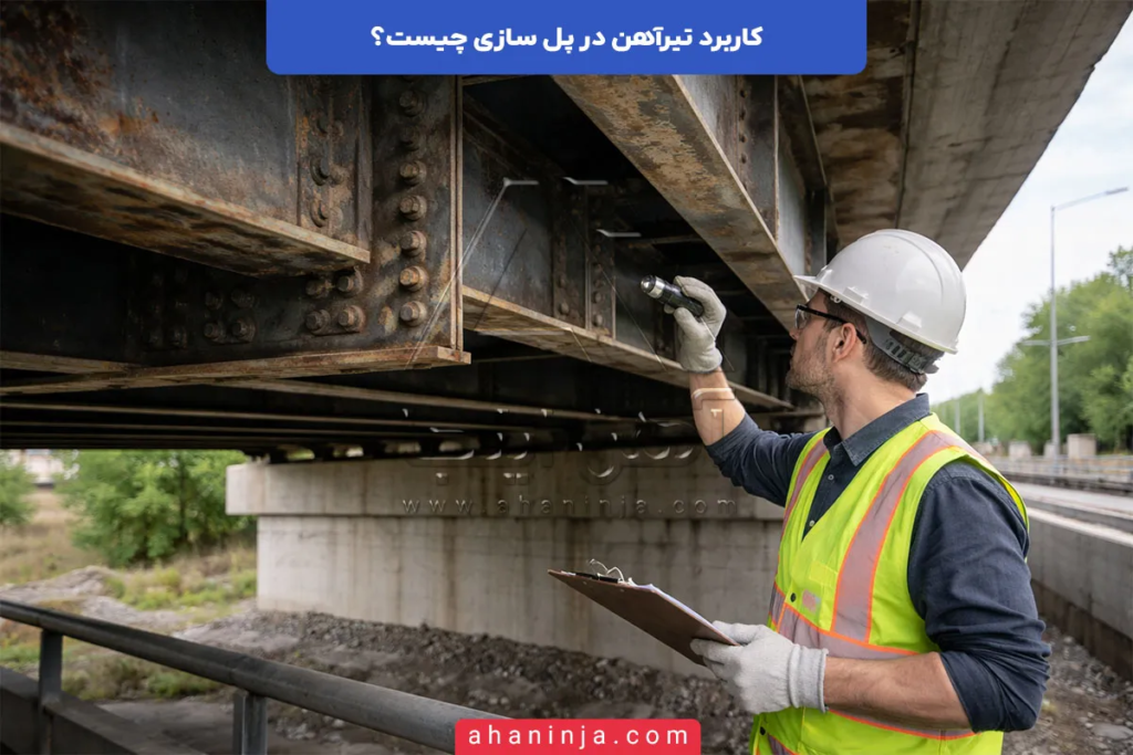 کاربرد تیرآهن در پل سازی