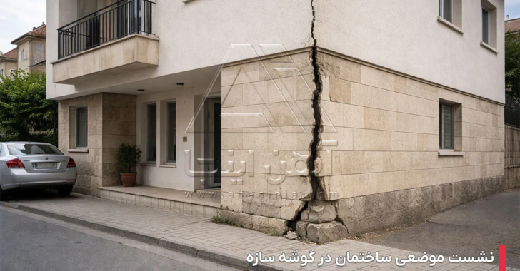 انواع نشست ساختمان