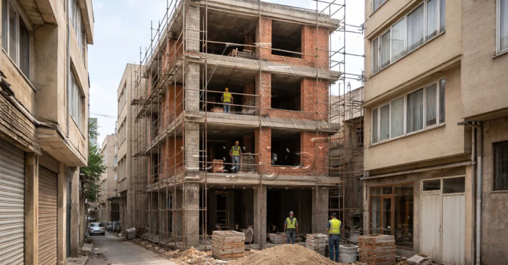 تعداد طبقات مجاز ساخت ساختمان در زمین 200 متری