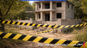 حد مجاز ساخت بنا در باغ