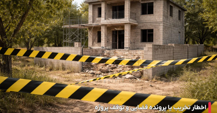 حد مجاز ساخت بنا در باغ