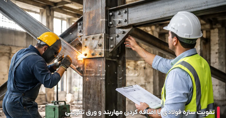 روش های مقاوم سازی و تقویت ساختمان فولادی و بتنی 1 روش های مقاوم سازی و تقویت ساختمان فولادی و بتنی