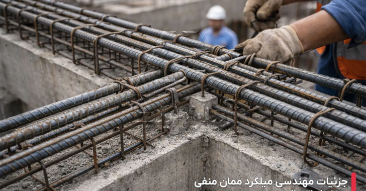 میلگرد ممان منفی چیست و چه کاربردی دارد؟ 1 میلگرد ممان منفی چیست؟